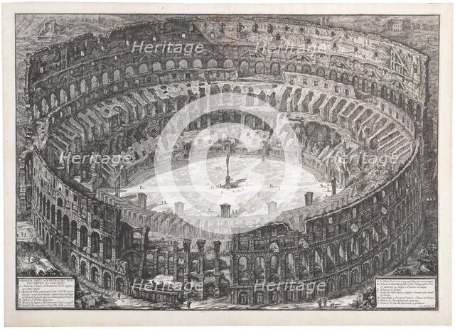 Veduta dell'Anfiteatro Flavio detto il Colosseo, 1776. Creator: Piranesi, Giovanni Battista (1720-1778).
