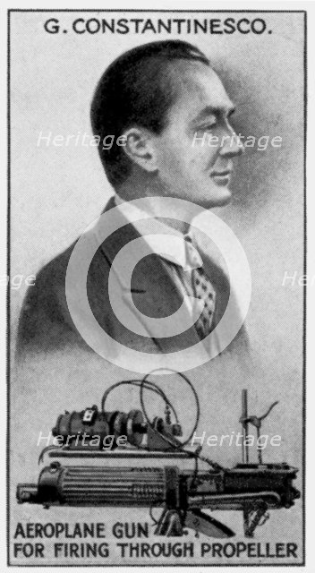 George Constantinescu, Romanian scientist, engineer and inventor, (c1924). Artist: Unknown