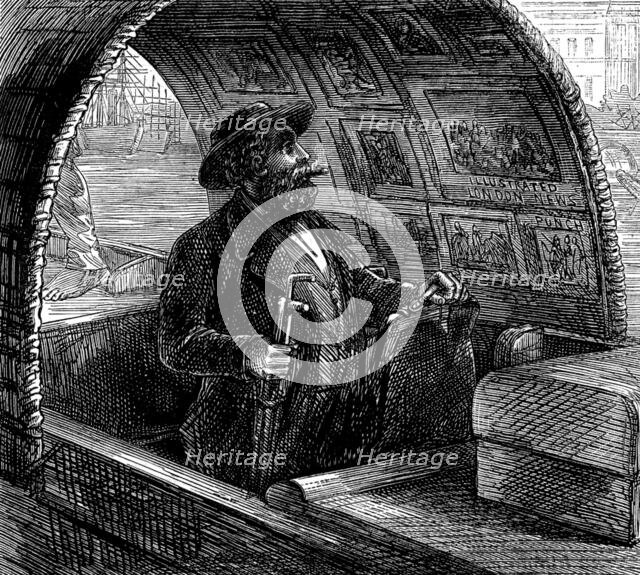 Sketches in China and Japan: a sanpan at Shanghai, 1873. Creator: Unknown.