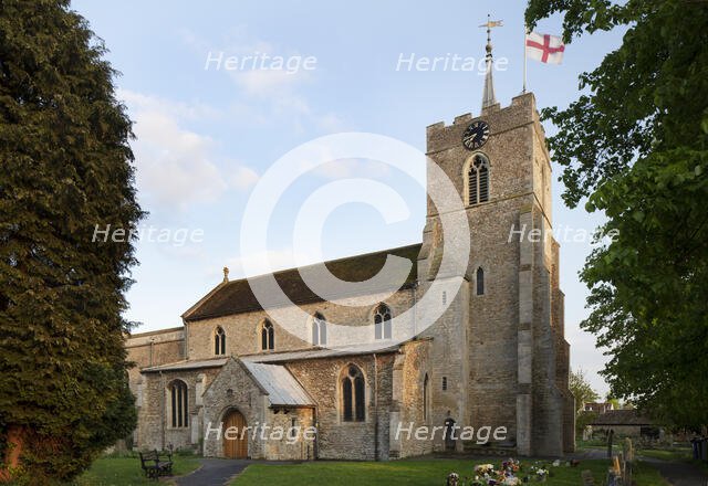 St John the Baptist's Church, Somersham, Cambridgeshire, 2020. Creator: Patricia Payne.