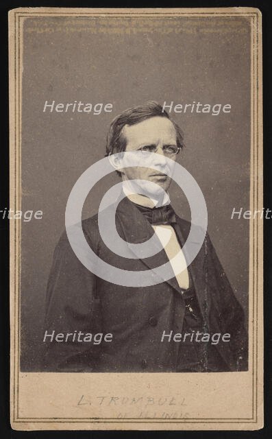 Portrait of Lyman Trumbull (1813-1896), Between 1864 and 1868. Creator: Brady's National Photographic Portrait Galleries.
