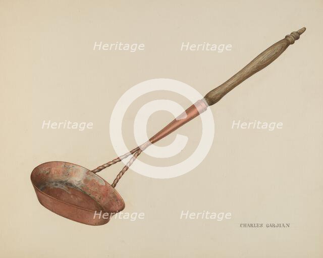 Ladle, c. 1939. Creator: Charles Garjian.