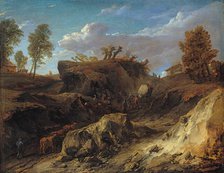 The Hollow Road, c. 1700. Creator: Cornelis Huysmans.