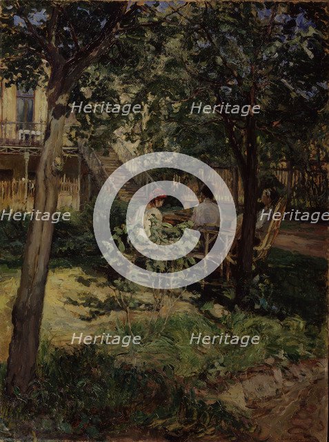 In the Garden, 1910s. Artist: Mamontov, Mikhail Anatolyevich (1865-1920)