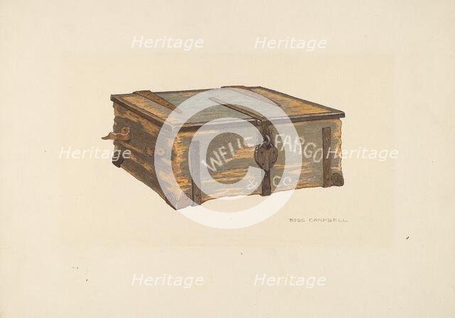 Wells Fargo Gold Box, 1935/1942. Creator: Rose Campbell-Gerke.