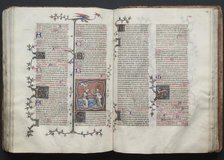 The Gotha Missal: Fol. 120r, Text, c. 1375. Creator: Master of the Boqueteaux (French); Workshop, and.
