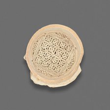 Clay Filter with punched and inscribed decoration, Fatimid dynasty (969-1171), 11th-12th century. Creator: Unknown.