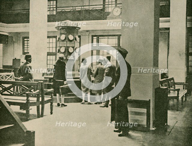 'Entrance Hall, London Air Station', 1927. Artist: Unknown.