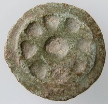 Disk Brooch, Merovingian, 8th-9th century. Creator: Unknown.