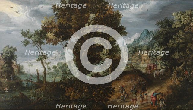 The Baptism of the Moorish Chamberlain, 1618. Creator: Mattheus Adolfsz Molanus.