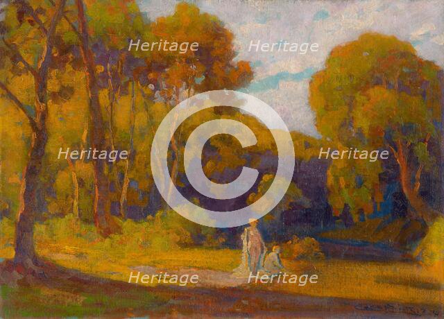 At Sunset, 1922. Creator: Ludovit Cordak.
