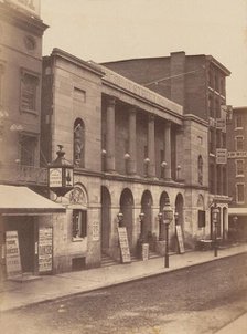 Chesnut Street Theatre, Philadelphia, 1855. Creator: James McClees.