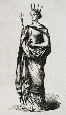 Eleanor of Sicily, 1852.  Creator: Unknown.