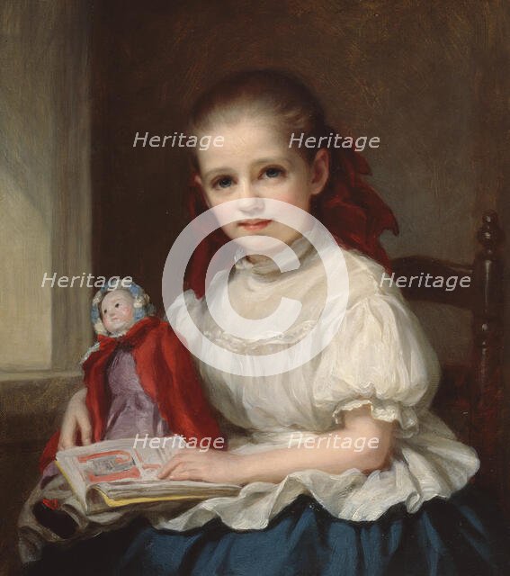 Portrait of Jennie Walters as a Little Girl, c1860. Creator: George Augustus Baker.