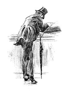 Sketches at the General Register Office, Somerset House: An Amateur Casual, 1890. Creator: Unknown.