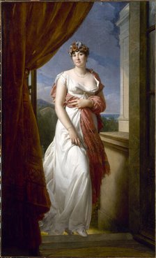 Portrait de Theresia Cabarrus (1773-1835), épouse Tallien, puis princesse de Caraman-Chimay, c1805. Creator: Francois Pascal Simon Gerard.