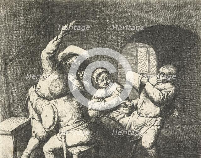 The peasants' quarrel, 1653. Creator: Adriaen van Ostade.