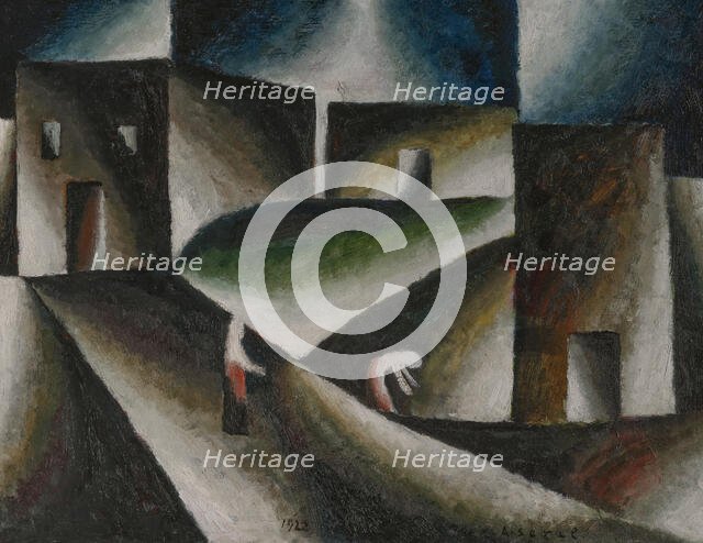 Ascetic Landscape II, 1922. Creator: Segal, Arthur (1875-1944).