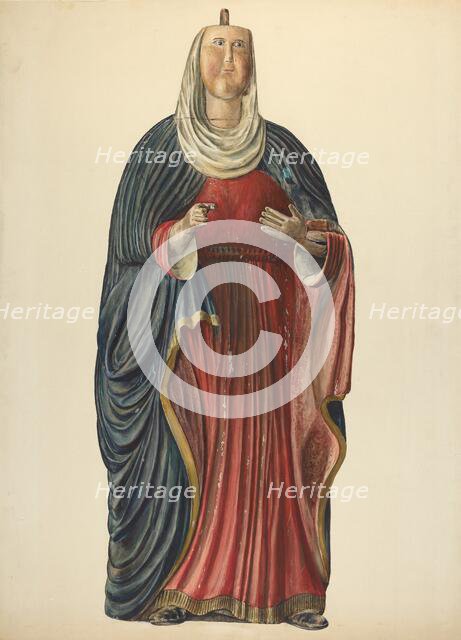 Virgin Mary, 1935/1942. Creator: Stanley Mazur.