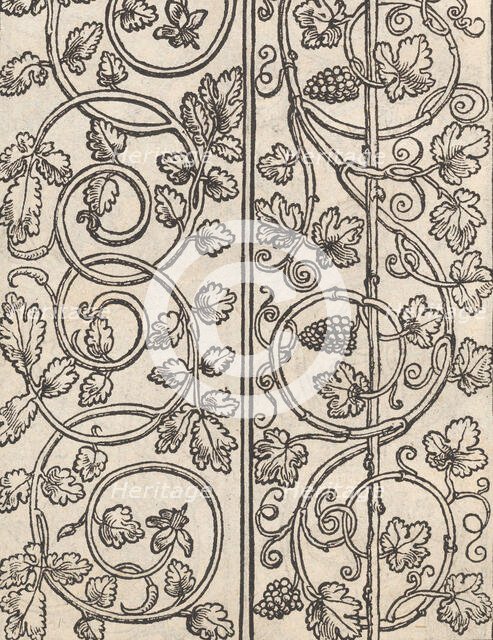 Page from Ein new kunstlich Modelbuch...(Page 15v), 1544., 1544. Creator: Peter Quentel.