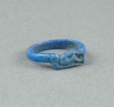 Ring: Figure of Tawaret (Thoeris), Egypt, New Kingdom, Dynasty 18 (about 1390 BCE). Creator: Unknown.