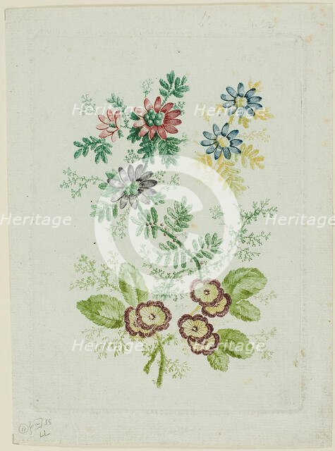 Flowers, 1796/1808. Creator: Anne Allen.