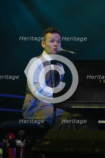 Joe Stilgoe, Love Supreme Jazz Festival, Glynde Place, East Sussex, 2015. Artist: Brian O'Connor.