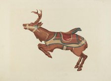 Carousel Reindeer, c. 1939. Creator: Michael Riccitelli.