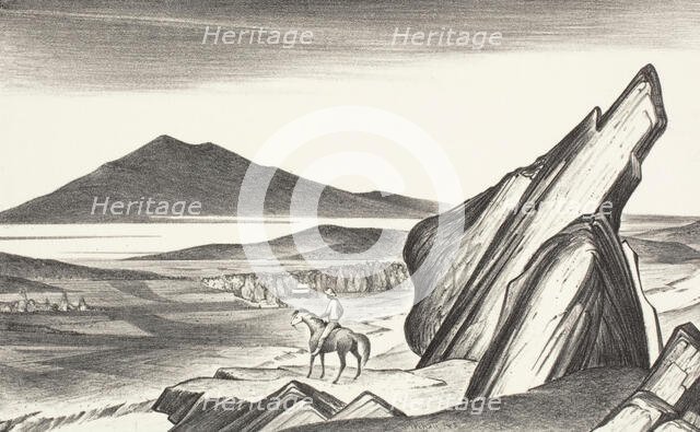 The Way Home, 1946. Creator: Frank Mechau.