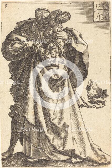 Large Wedding Dancers, 1538. Creator: Heinrich Aldegrever.