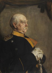 Portrait of Otto von Bismarck (1815-1898), 1894. Creator: Lenbach, Franz, von (1836-1904).