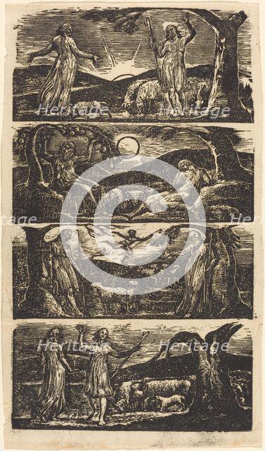 The Pastorals of Virgil, 1821. Creator: William Blake.