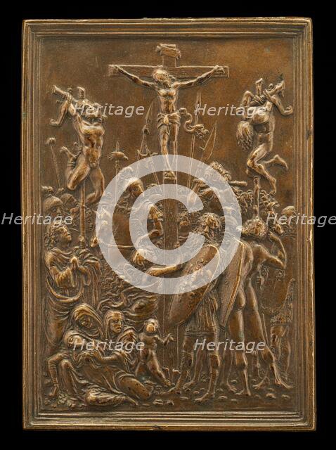 The Crucifixion, late 15th - early 16th century. Creator: Moderno.