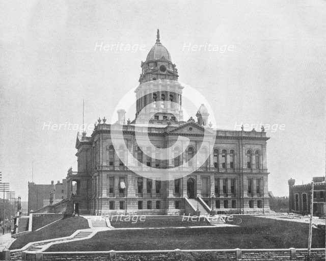 Court House, Omaha, Nebraska, USA, c1900.  Creator: Unknown.