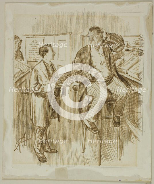 For the Third Time of Asking, 1870/91. Creator: Charles Samuel Keene.