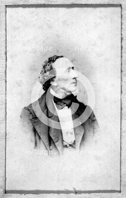 Portrait of Hans Christian Andersen (1805-1875).