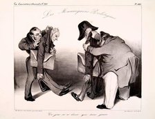 Les Mannequins Politiques. Ce jeu n'a duré que trois jours, 1834. Creator: Honore Daumier.