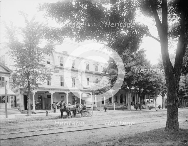 Arlington and Worden Hotels, Lake George, N.Y., The, c1904. Creator: Unknown.