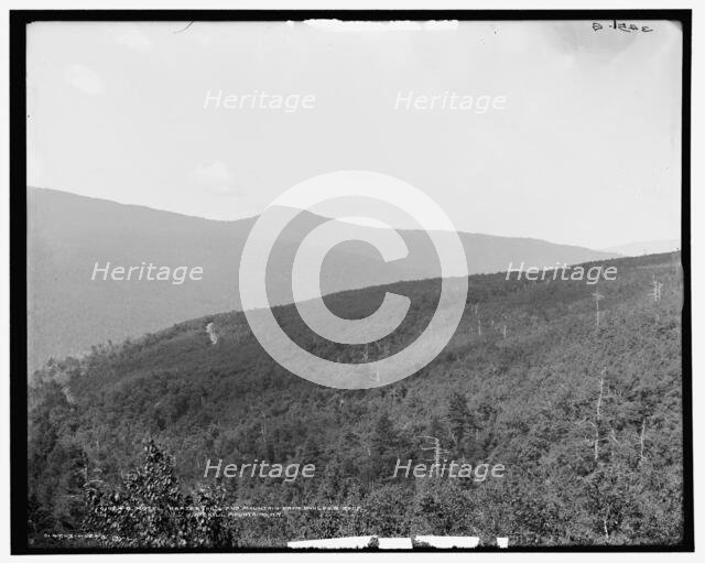 Hotel Kaaterskill from Boulder Rock, Catskill Mountains, N.Y., c1902. Creator: Unknown.