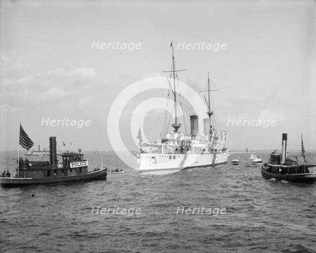 U.S.S. Olympia, between 1895 and 1901. Creator: Unknown.