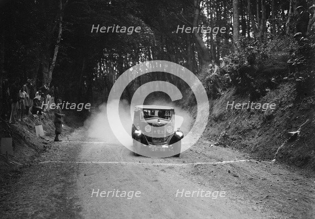 Riley taking part in a motoring trial, c1930s. Artist: Bill Brunell.