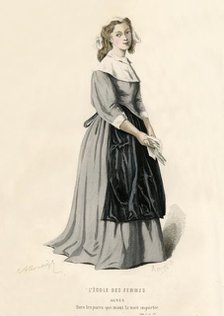 Agnès, 1868. Creator: Monnin.