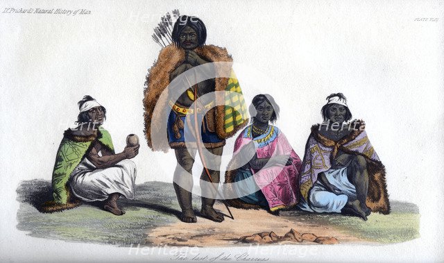 'The last of the Charruas', 1848. Artist: Unknown