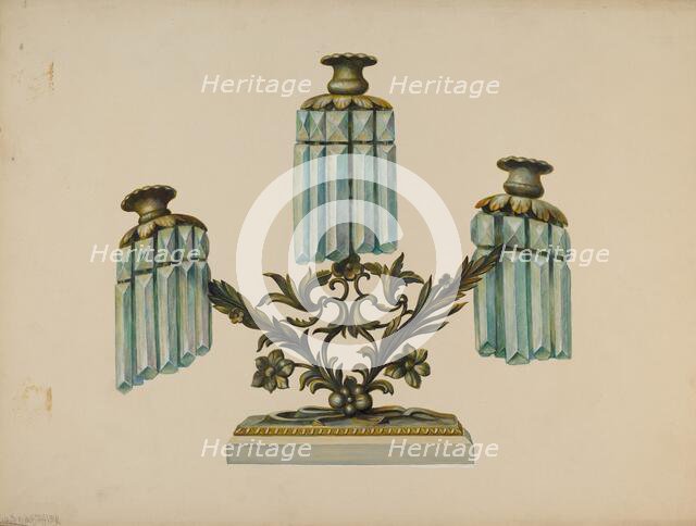 Candelabra, c. 1938. Creator: Walter Hochstrasser.