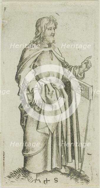 St. Jude, from Apostles, n.d. Creator: Martin Schongauer.