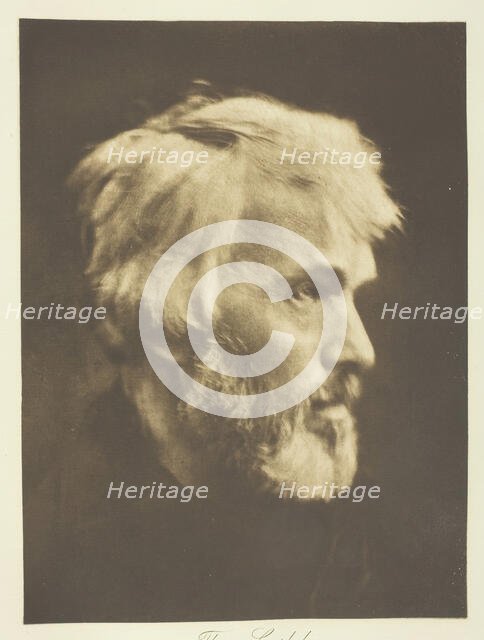 Thomas Carlyle, 1867, printed c. 1893. Creator: Julia Margaret Cameron.