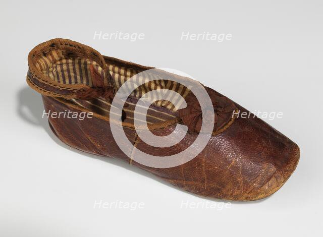 Shoes, American, ca. 1855. Creator: Unknown.