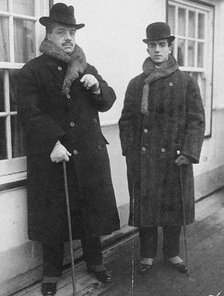 Serge Diaghilev and Léonide Massine, c. 1925.