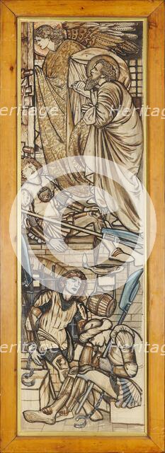 The Deliverance of St Peter from Prison, 1863. Creator: Sir Edward Coley Burne-Jones.