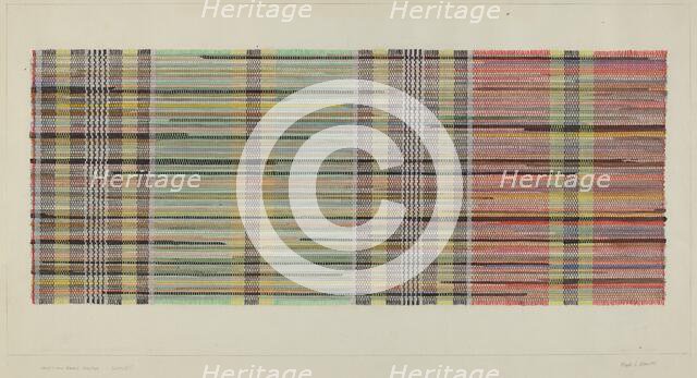 Rag Carpet, c. 1937. Creator: Clyde L. Cheney.